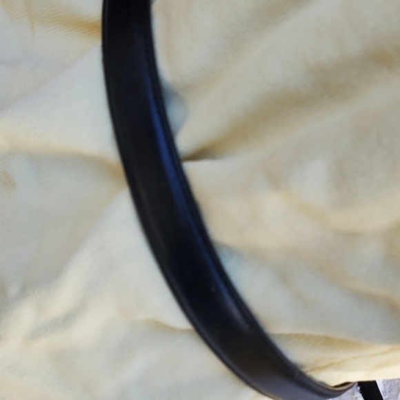 Brighton black leather belt - Picture 4 of 8